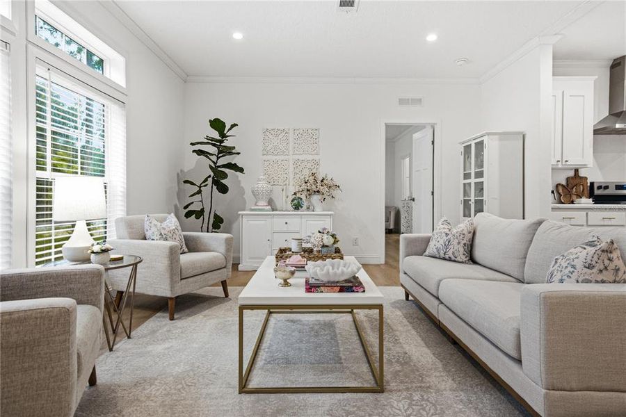 Furnished interior view inside a new home in , Webster (Image 4).