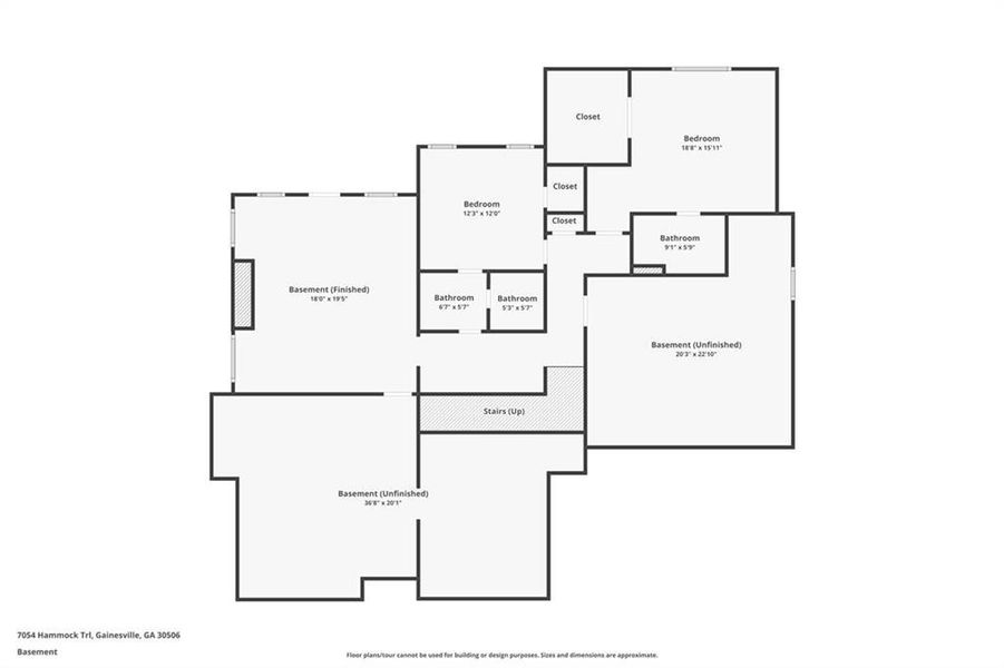 2D floor plan layout of this home in , Gainesville, GA (Image 7).
