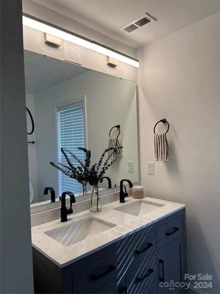 Primary Bathroom with Dual Vanity