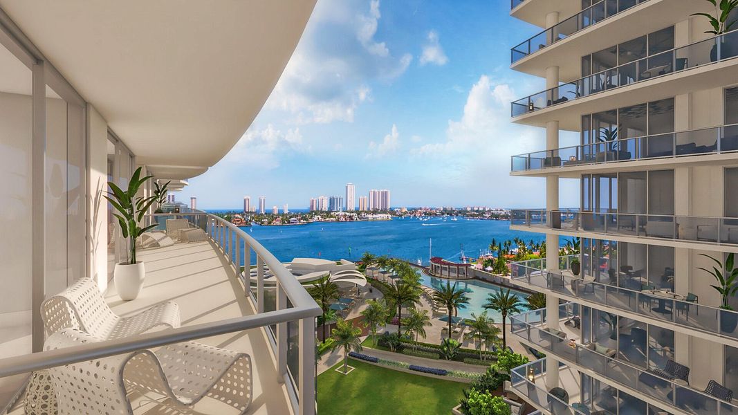 A.10 Furnished Rendering - Terrace, West Portion