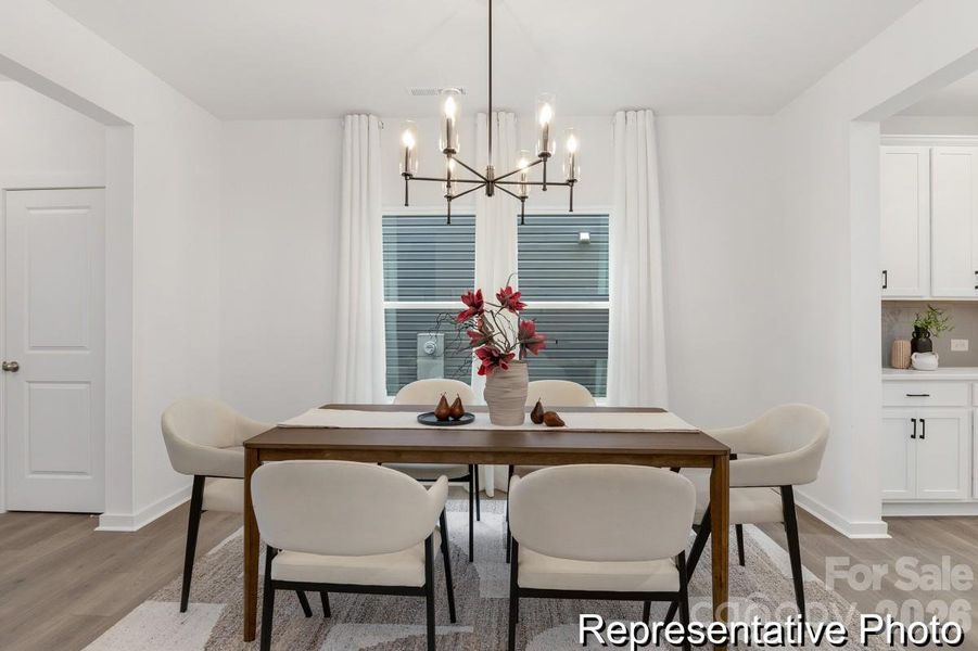 Furnished interior view inside a new home in Morrow Brook, Albemarle (Image 8).
