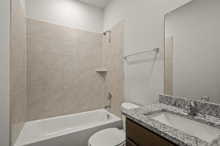 Furnished interior view inside a new home in Sycamore Landing, Fort Worth (Image 10). Furnished interior view inside a new home in Sycamore Landing, Fort Worth (Image 10).