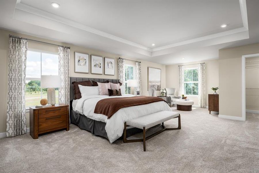 Representative furnished interior of a home built from the Corsica by Ryan Homes in Muirwood, Murfreesboro (Image 21).