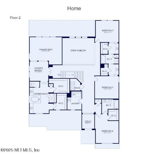 2D floor plan layout of this home in The Preserve at Bannon Lakes, St. Augustine, FL (Image 19). 2D floor plan layout of this home in The Preserve at Bannon Lakes, St. Augustine, FL (Image 19).
