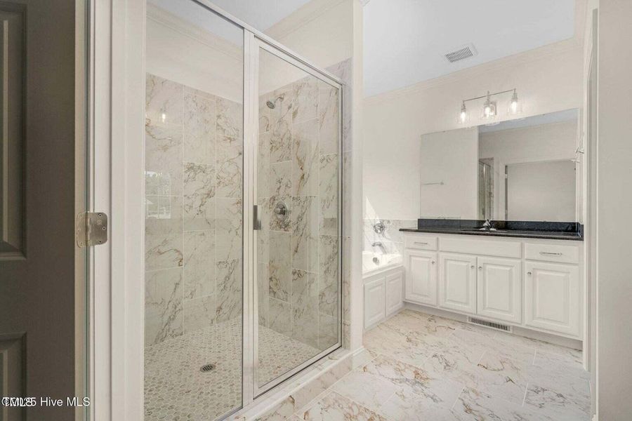 Enjoy the accent floor & shelf tile