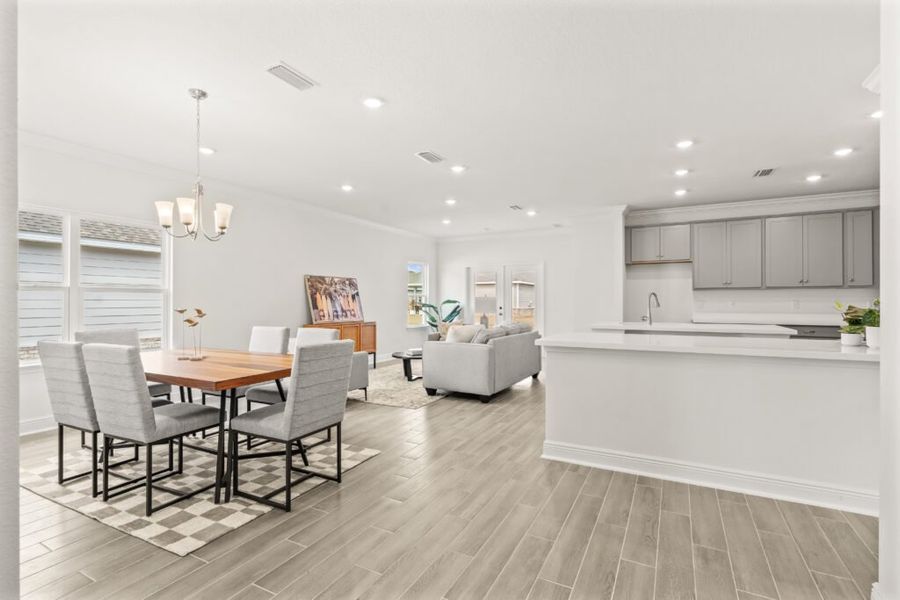 Furnished interior view inside a new home in Natureview, Freeport (Image 29).