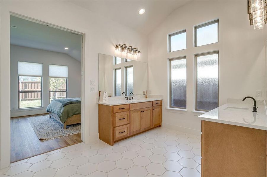 Furnished interior view inside a new home in Walsh 70', Fort Worth (Image 16).