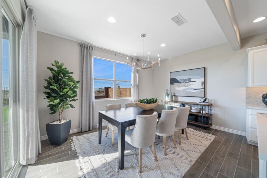 Furnished interior view inside a new home in Estrella, Goodyear (Image 9).