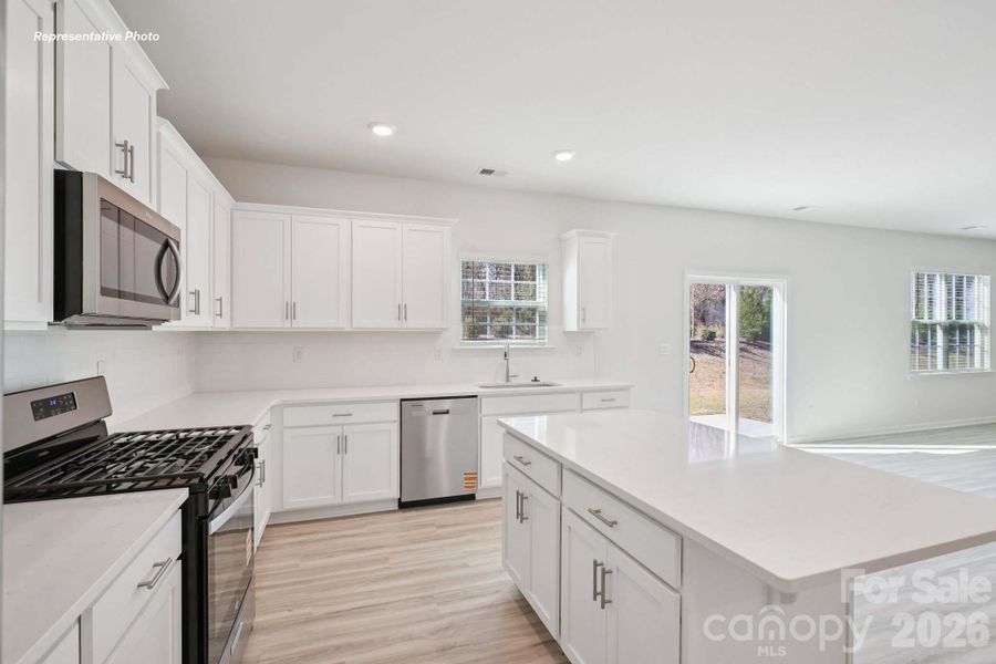Furnished interior view inside a new home in Wallace Springs, Statesville (Image 5).
