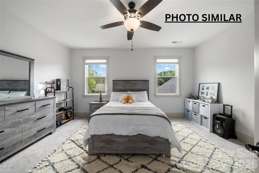Furnished interior view inside a new home in , Hendersonville (Image 6).