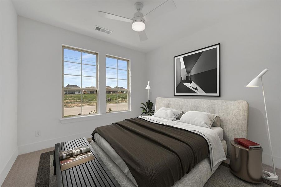 Furnished interior view inside a new home in Wellington, Haslet (Image 6).