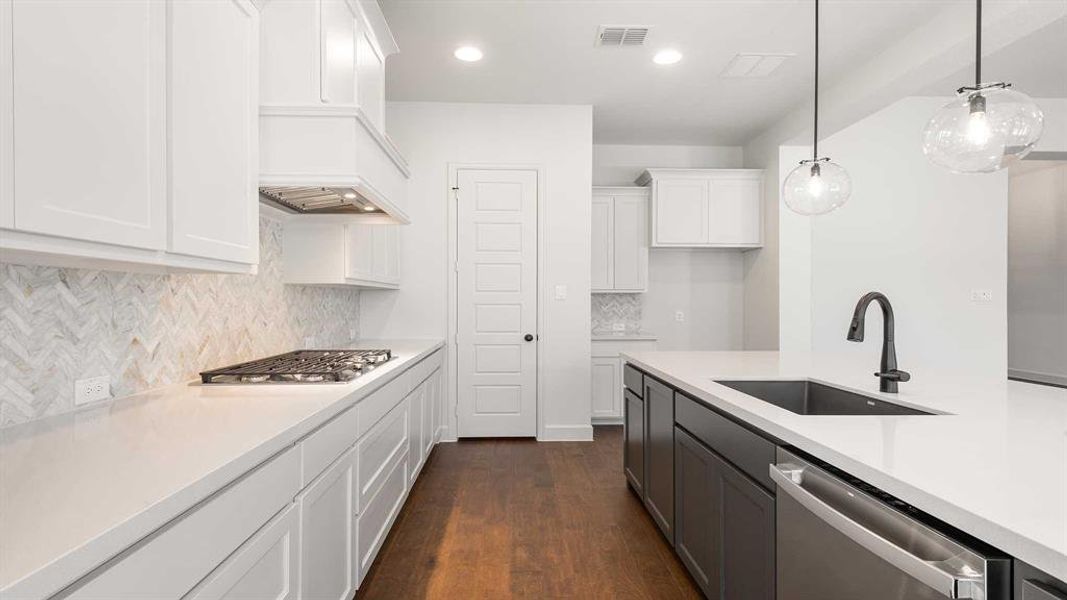 Furnished interior view inside a new home in North Sky 65', Celina (Image 5). Furnished interior view inside a new home in North Sky 65', Celina (Image 5).