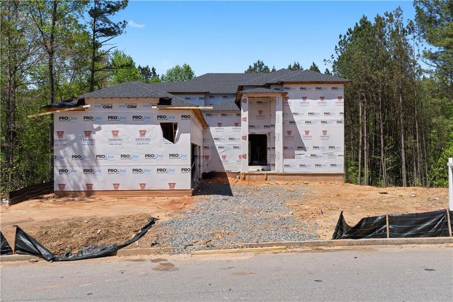 In-progress construction of a new home in , Fairburn, GA (Image 12).