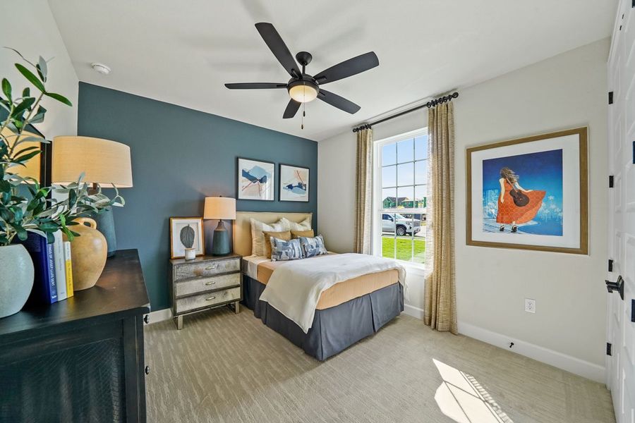 Furnished interior view inside a new home in Easton Park, Austin (Image 12). Furnished interior view inside a new home in Easton Park, Austin (Image 12).
