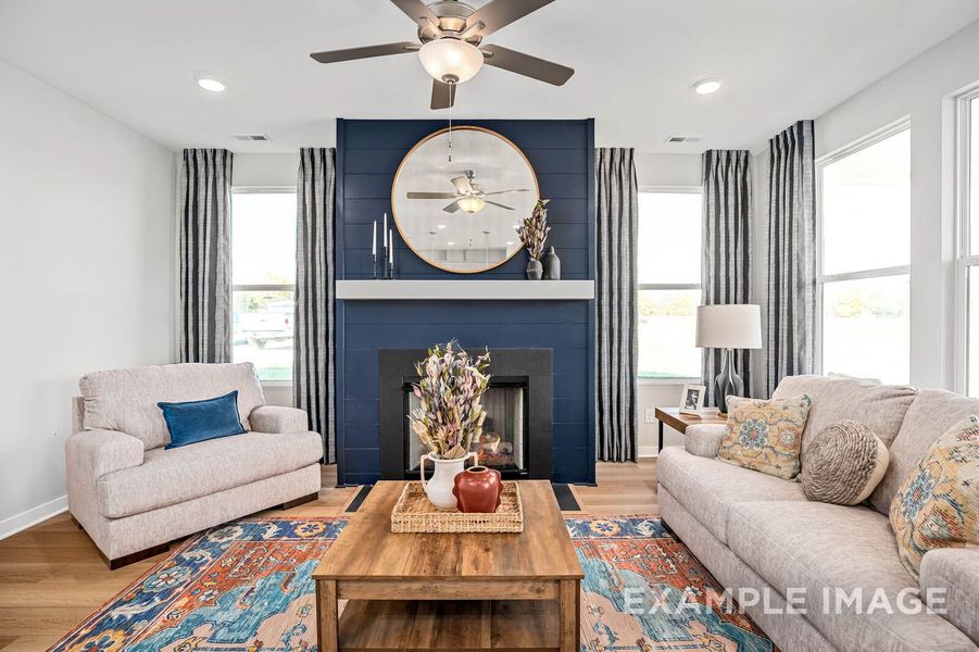 Representative furnished interior of a home built from the The Franklin C by Davidson Homes LLC in Calista Farms, White House (Image 11). Representative furnished interior of a home built from the The Franklin C by Davidson Homes LLC in Calista Farms, White House (Image 11).