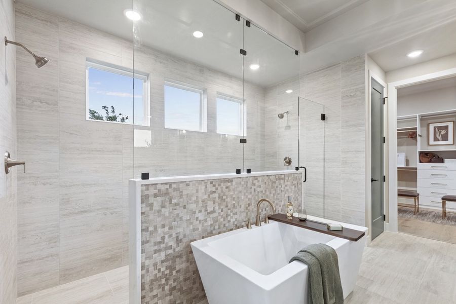 Representative Primary Bathroom - some options shown
