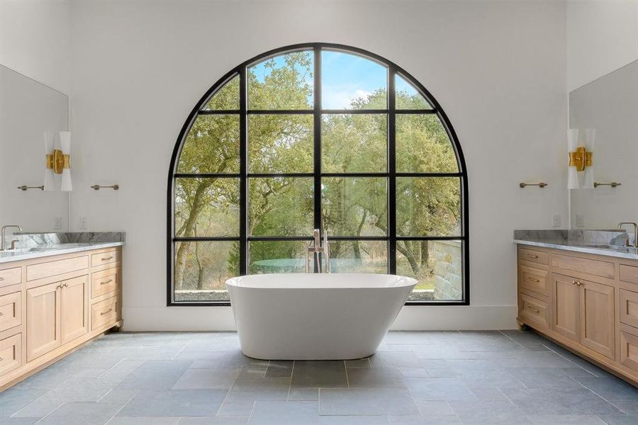 Furnished interior view inside a new home in Fleming Pointe, Fort Worth (Image 10).