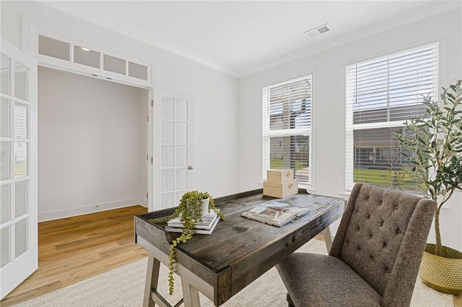 Furnished interior view inside a new home in , Dallas (Image 16).