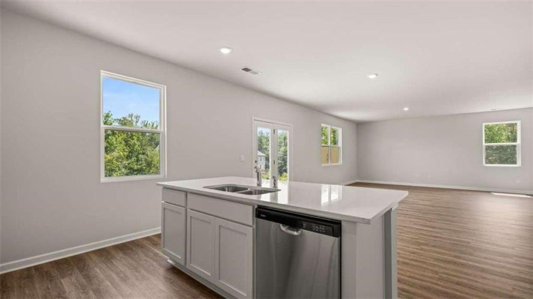 Furnished interior view inside a new home in Poplar Preserve, Newnan (Image 7).