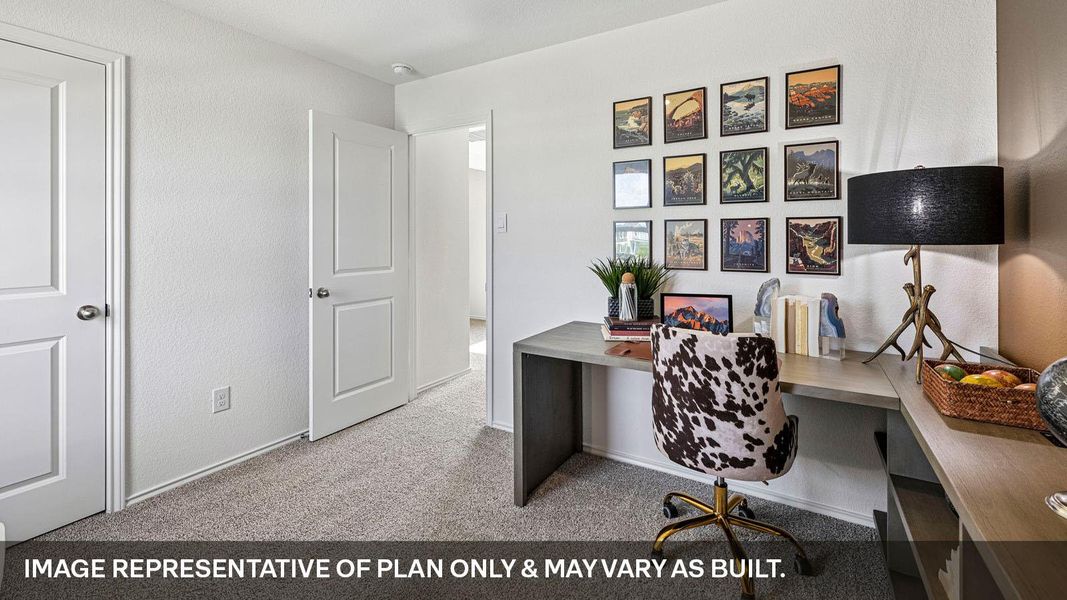 Furnished interior view inside a new home in Valverde, Bastrop (Image 28).