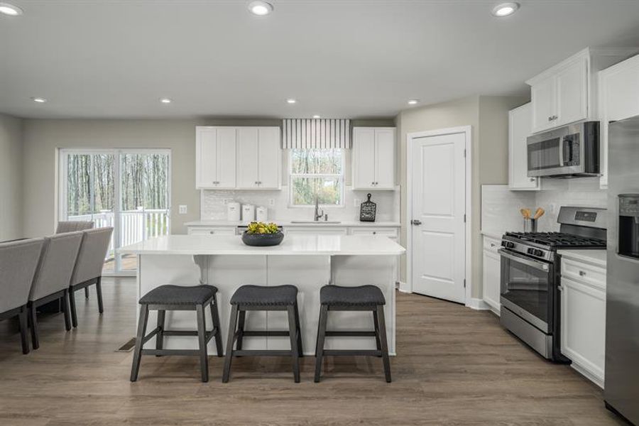 Furnished interior view inside a new home in Middle Creek Village Ranches, Bolivia (Image 2).