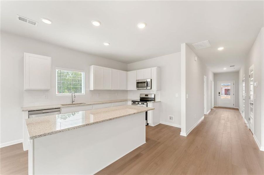 Furnished interior view inside a new home in , Rockmart (Image 8).