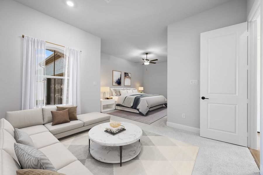 Furnished interior view inside a new home in The Ridge at Northlake, Northlake (Image 7).