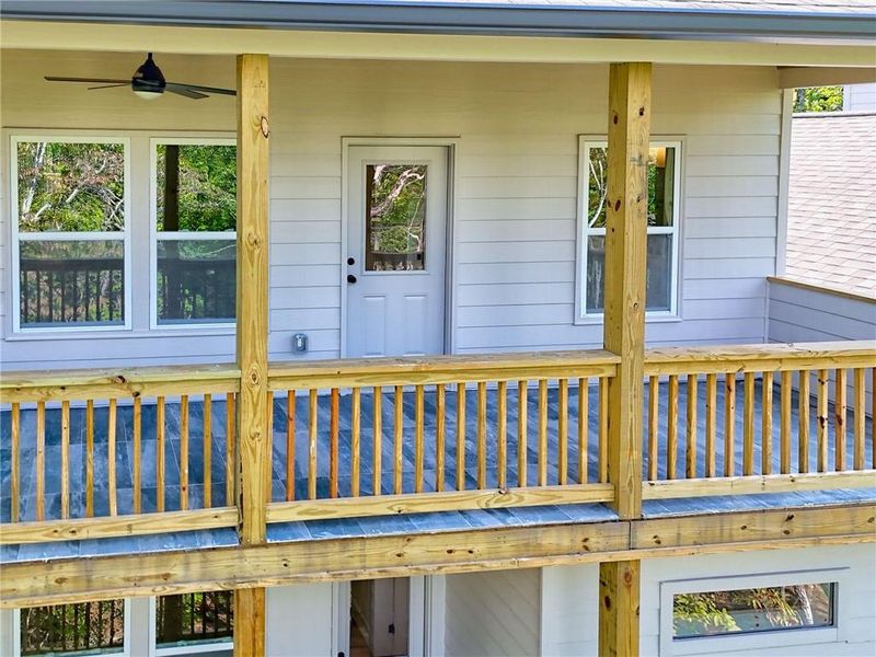 Front exterior of a new home in , Clayton, GA, highlighting curb appeal (Image 42).