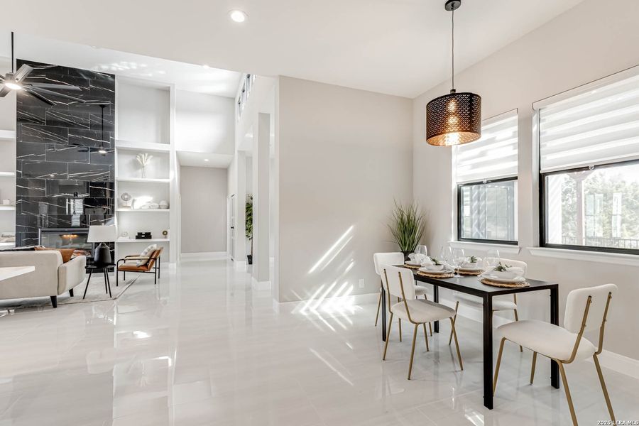 Furnished interior view inside a new home in , Spring Branch (Image 24).