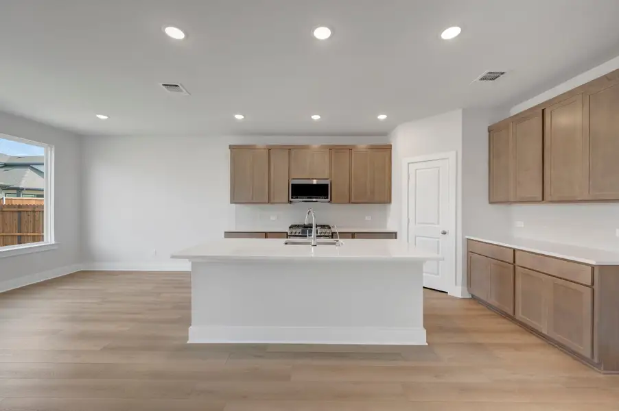 Furnished interior view inside a new home in The Meadows, Denton (Image 7).