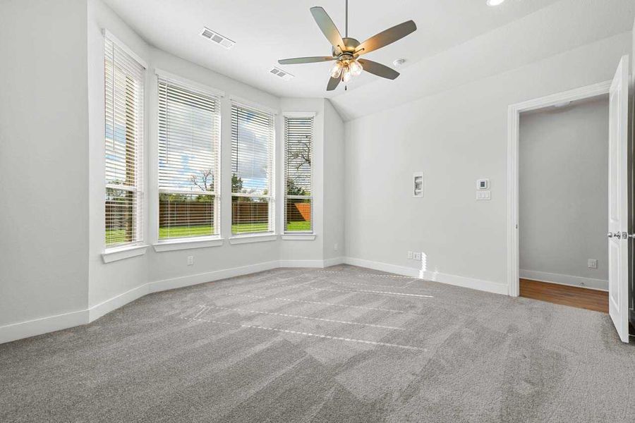 Representative Primary Bedroom - some options shown Representative Primary Bedroom - some options shown