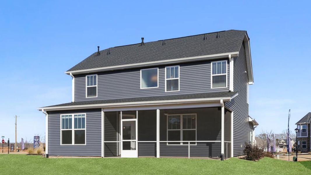 Representative exterior details of a home built from the Atwood by D.R. Horton in Edgewood Estates, Greenville (Image 3).
