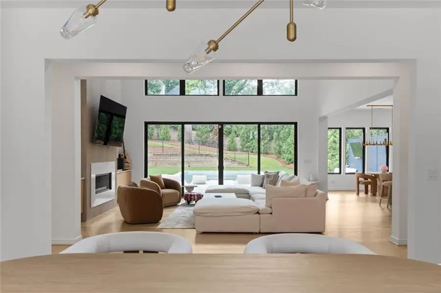 Furnished interior view inside a new home in , Atlanta (Image 17).