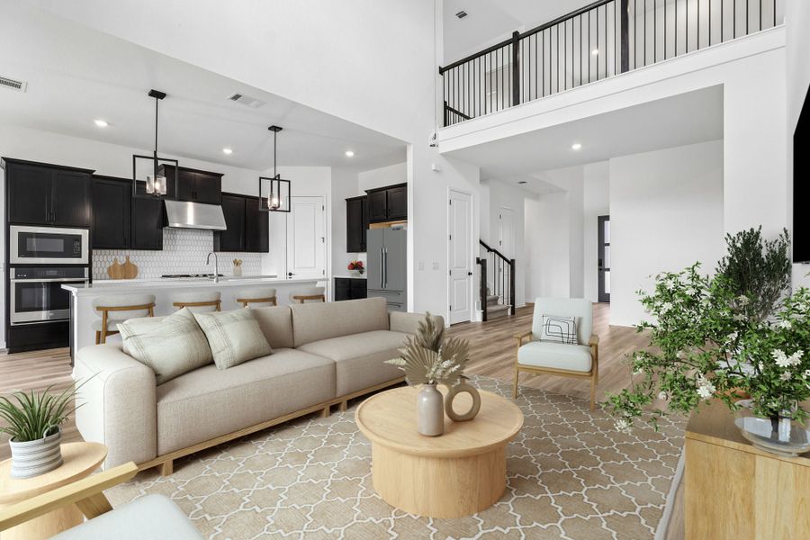 Representative furnished interior of a home built from the Duval by Taylor Morrison in Easton Park, Austin (Image 7). Representative furnished interior of a home built from the Duval by Taylor Morrison in Easton Park, Austin (Image 7).