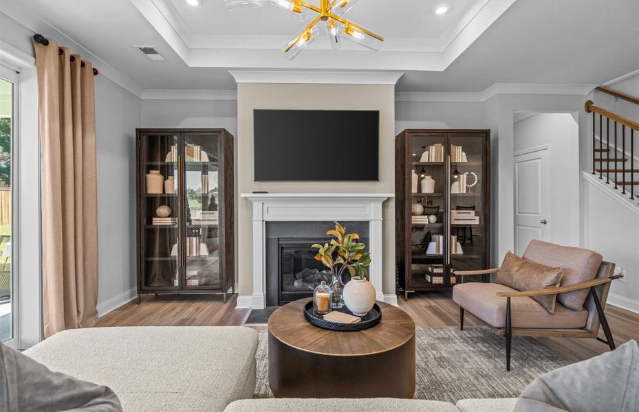 Furnished interior view inside a new home in Fox Hollow, Spartanburg (Image 4).