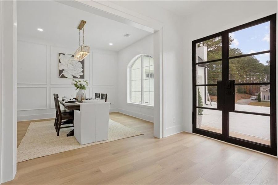 Furnished interior view inside a new home in , Canton (Image 8).