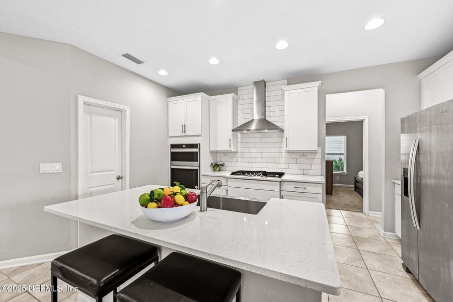 Furnished interior view inside a new home in Cordova Palms, St. Augustine (Image 6).