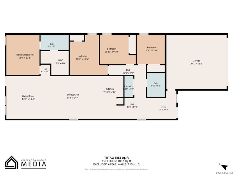2D floor plan layout of this home in Crescent Hills, San Antonio, TX (Image 5). 2D floor plan layout of this home in Crescent Hills, San Antonio, TX (Image 5).