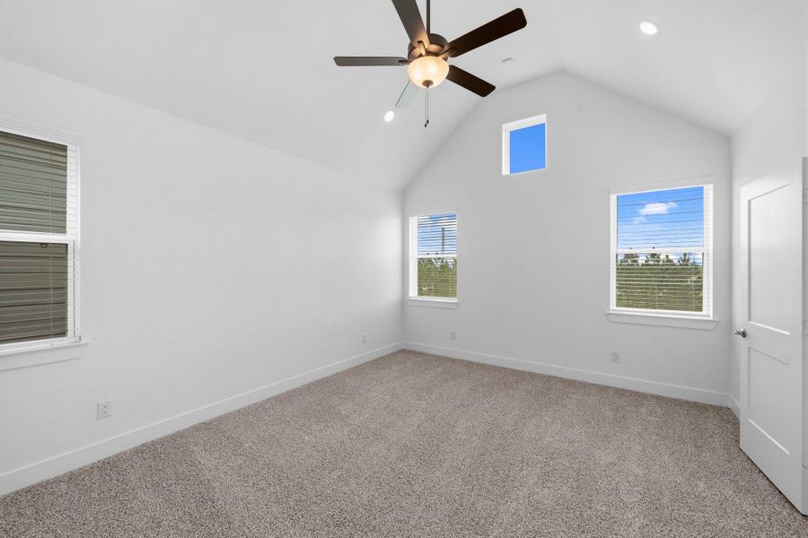 Spacious, unfurnished interior of a new home in Bridgeland, Cypress (Image 18).