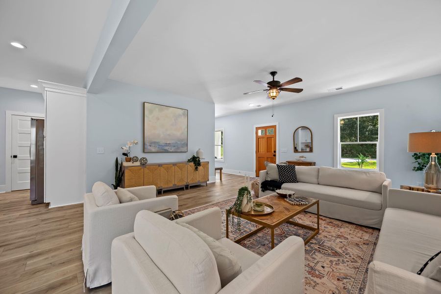 Furnished interior view inside a new home in , Johns Island (Image 12).