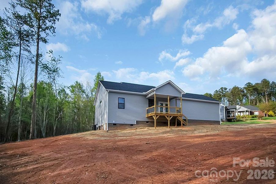 Exterior details and patio area of a home in , Rutherfordton (Image 19).