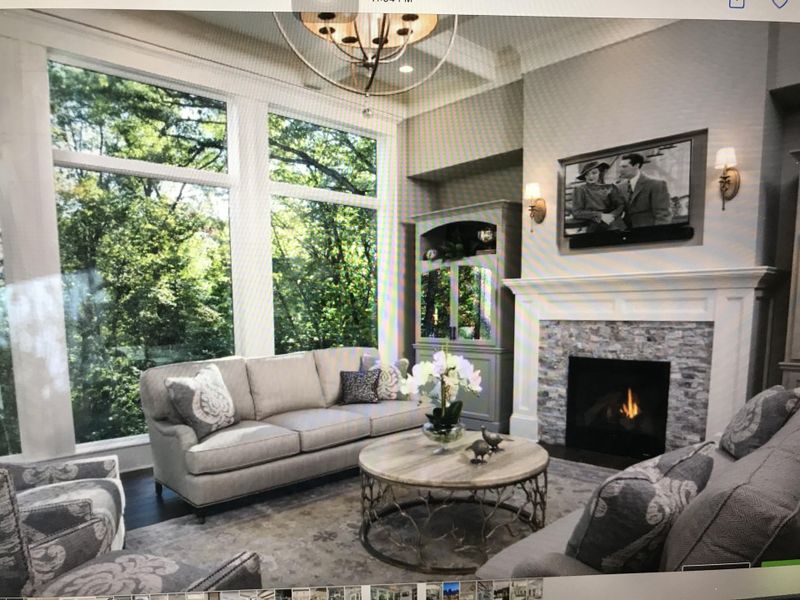 Furnished interior view inside a new home in , Santee (Image 11).