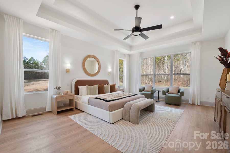 Furnished interior view inside a new home in , Mint Hill (Image 14).