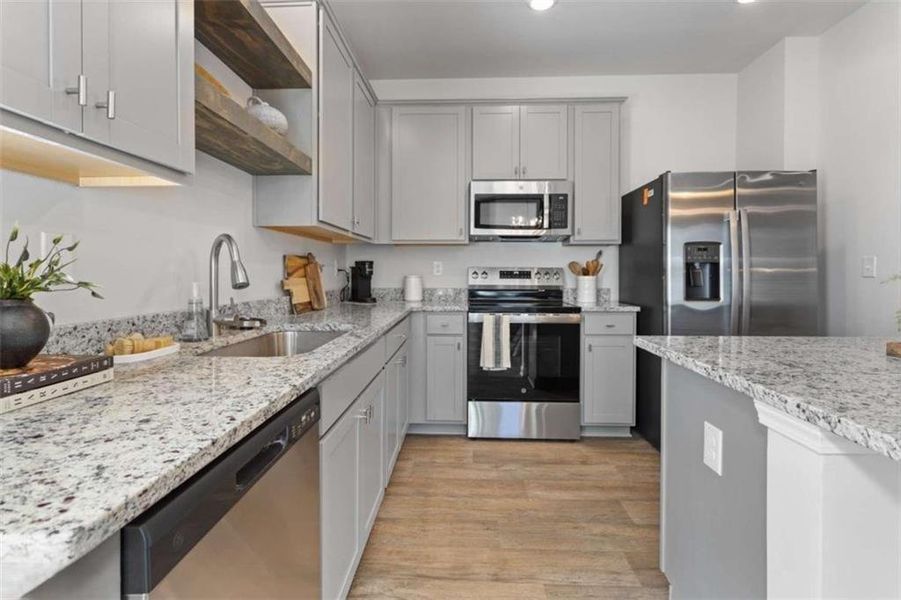 Furnished interior view inside a new home in Azalea Hills, Temple (Image 22).