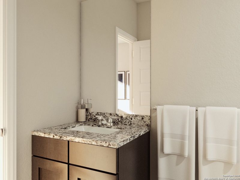 Furnished interior view inside a new home in Katzer Ranch, Converse (Image 9).