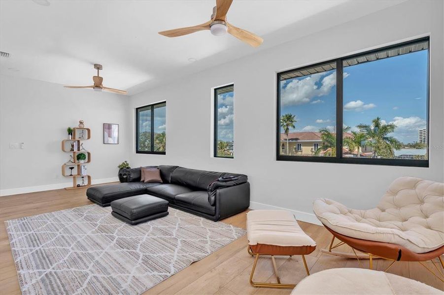 Furnished interior view inside a new home in , St. Petersburg (Image 46).