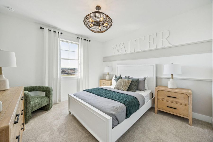 Furnished interior view inside a new home in Ryehill, Sugar Land (Image 36).