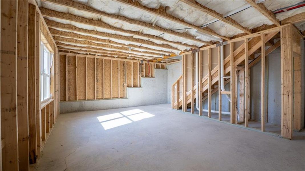 In-progress construction of a new home in Jackson Landing, Jefferson, GA (Image 35).