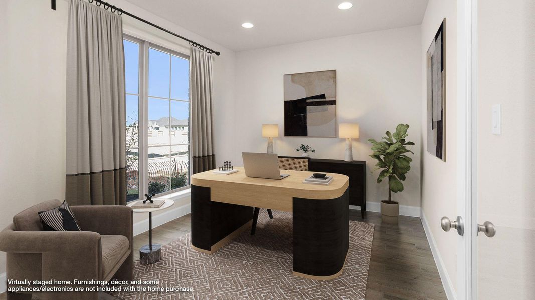 Furnished interior view inside a new home in Escondido 50', Magnolia (Image 8).