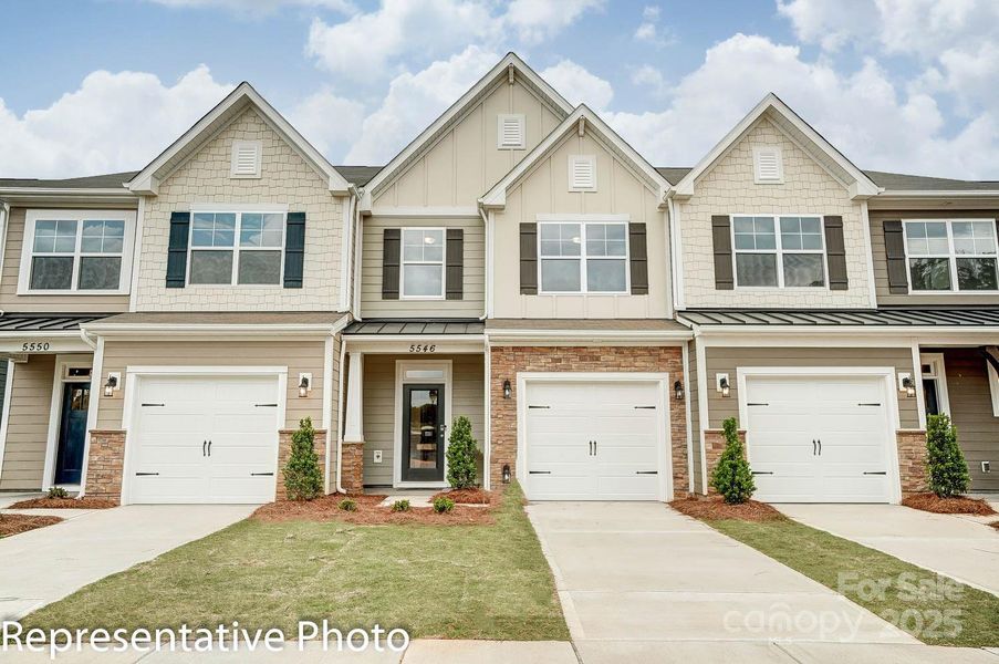 Homesite 229 features an Ashland K floorplan with front load garage.